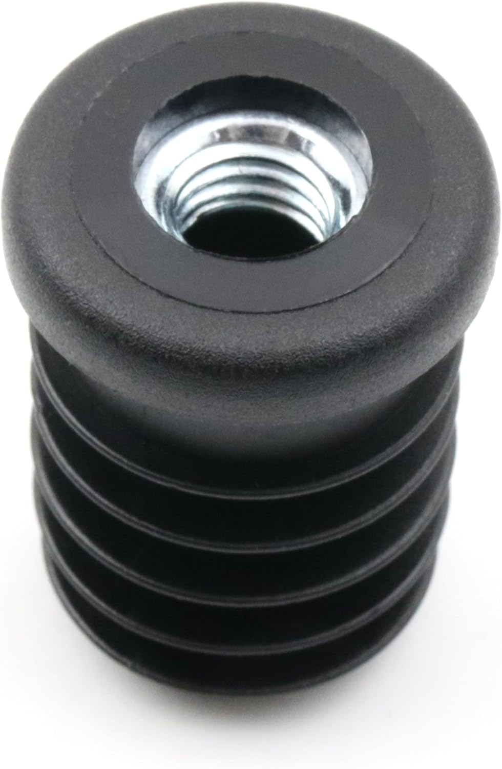 Design61 4x threaded plugs adjusting plugs for round tubes with molded steel thread M8 Ø22mm 1.5-2 mm