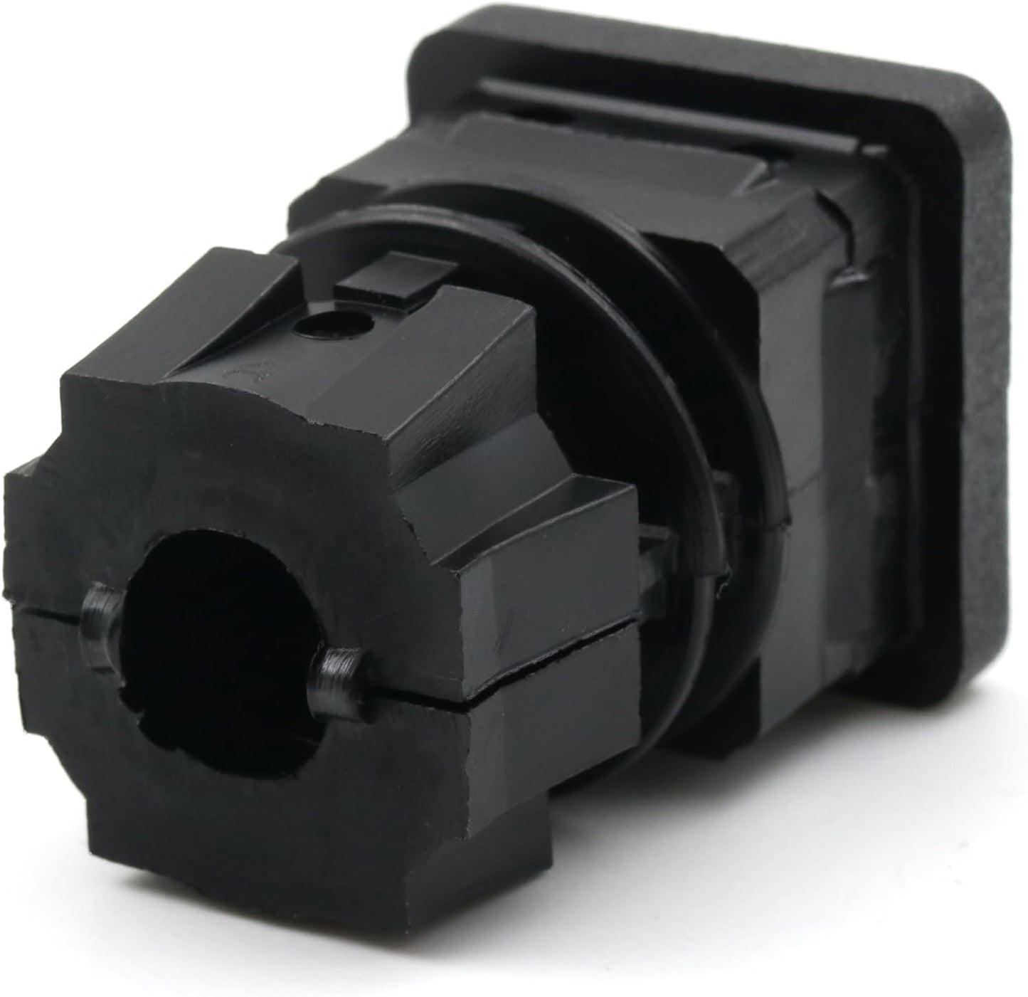 Design61 4x threaded plugs square tube plugs 25x25 mm 1.5 mm with M10 internal thread
