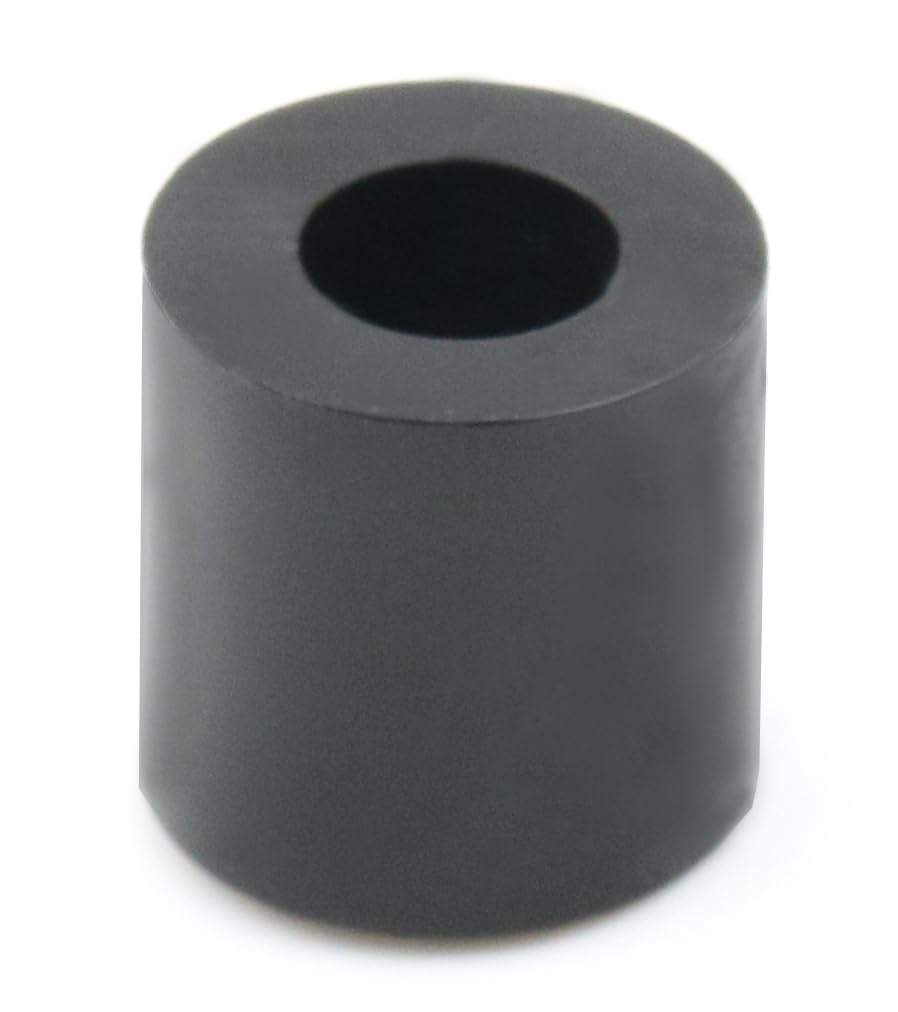 Design61 10x Distanzstücke Distanzhülsen Unterlegscheiben L 9 mm x Ø 10 / 5 mm M5 Rund HD-Polyethylen