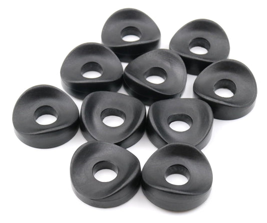 Design61 10x entretoises de selle rondelles d'espacement L 7 mm x Ø 25 / 8,2 mm M8 rondes HD-Polyéthylène