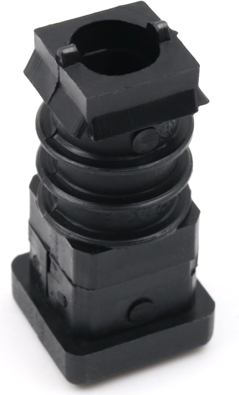 Design61 4X Gewindestopfen Vierkantrohrstopfen 20x20 mm 1,5-2mm mit M6 Innengewinde