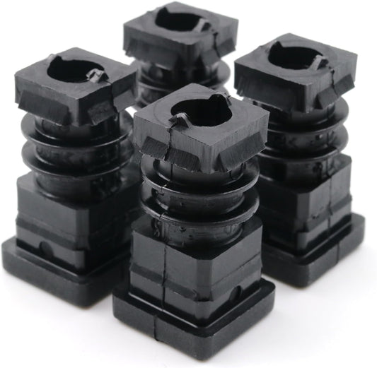 Design61 10x entretoises douilles d'écartement rondelles L 3 mm x Ø 10 / 5 mm M5 rondes HD-Polyéthylène