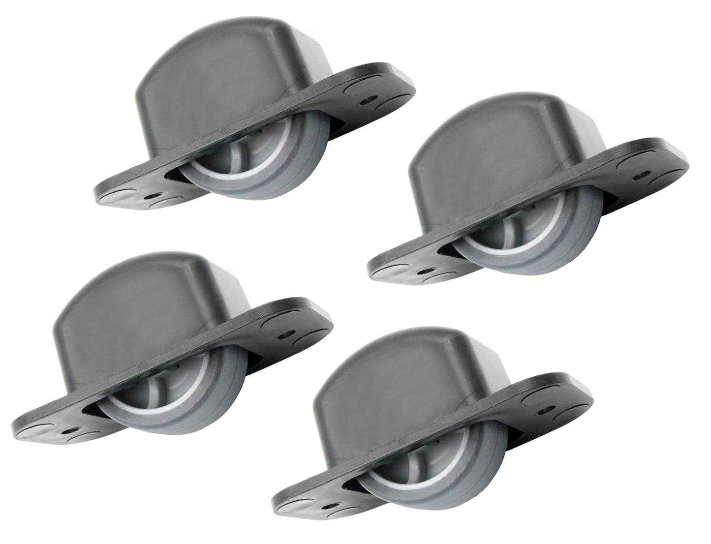 Möbelrolle 40 mm schwarz – Bettkastenrolle design61