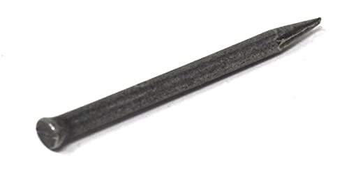 Design61 steel pins steel nails skirting board pins nail 1.5 x 20 mm flat head 100 pieces