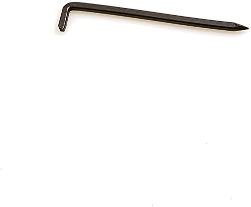 Design61 50x bracket hooks steel hooks square wire Ø 2.5 x L60 mm made of iron