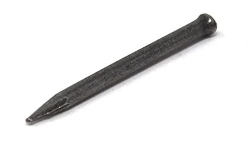 Design61 steel pins steel nails skirting board pins nail 1.5 x 20 mm flat head 100 pieces