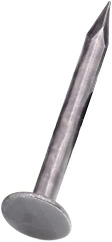 Design61 50 g Peignes à épingles 1,6 x 16 mm Clous à grande tête ronde et longues pointes pointues bleuies (environ 190 pièces)