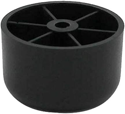 Design61 4er Set Möbelfüße Sofa Füße Möbelgleiter Möbeluntersetzer Sofa Sessel zum Anschrauben Ø 50 x H 30 mm