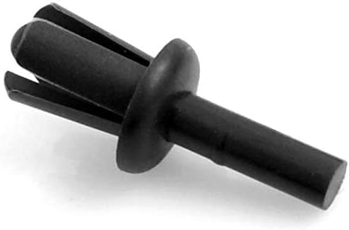 Design61 Spreiznieten Befestigung Clip 50 Stück in Schwarz 3,5 mm Loch