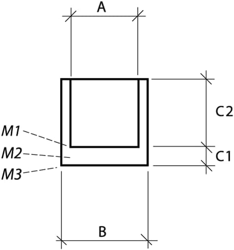 Design61 4er Silikon Filzgleiter Gleitkappen Filzkappen Bodenschutz für Rundrohrstühle mit einem Durchmesser von 38-45mm