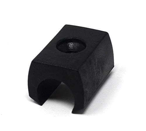 Design61 Klemmschalengleiter 8er Set Stuhlgleiter Bodenschongleiter Ø 12 mm mit Bohrung Silencer Möbelgleiter