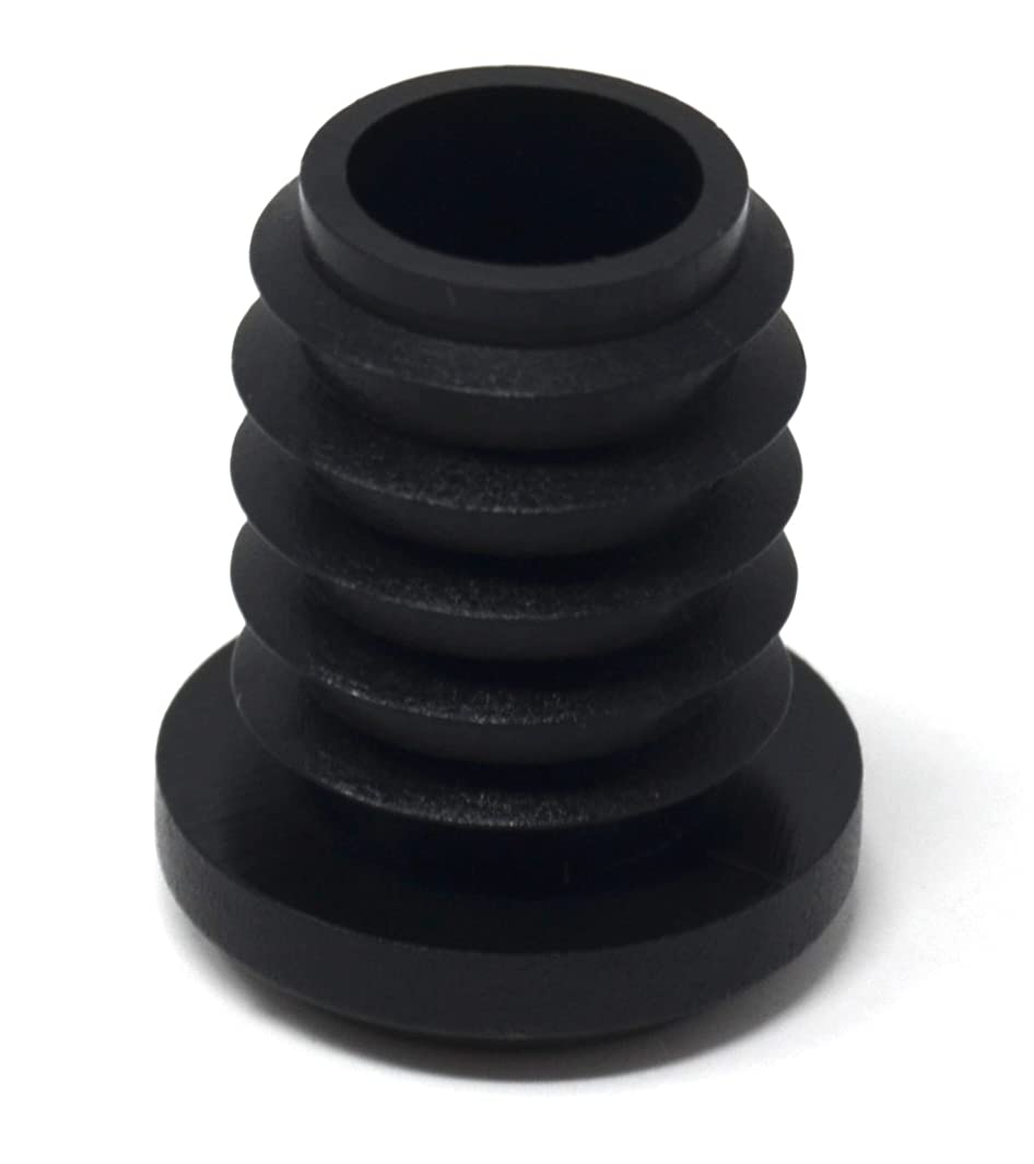 Design61 10x cover plugs Ø 21 mm slatted plugs with flat head for round 0.5 inch pipes