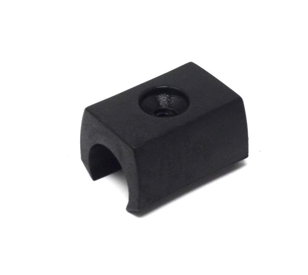 Design61 Klemmschalengleiter 8er Set Stuhlgleiter Bodenschongleiter Ø 12 mm mit Bohrung Silencer Möbelgleiter