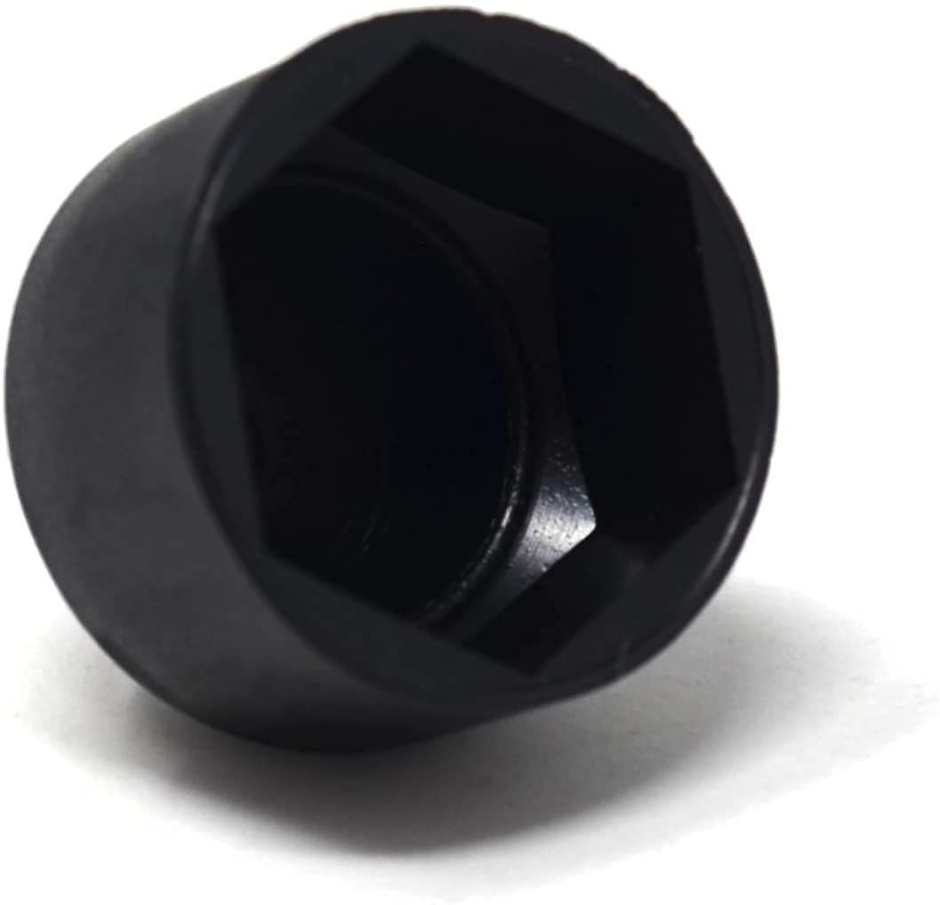 Design61 20x Round hexagon protective caps M6 x SW10 mm with hexagon socket for nuts and screw heads