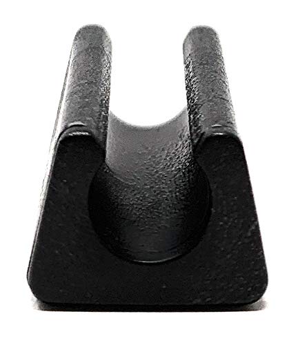 Design61 Klemmschalengleiter 8er Set Stuhlgleiter Bodenschongleiter Ø 10 mm Silencer Möbelgleiter