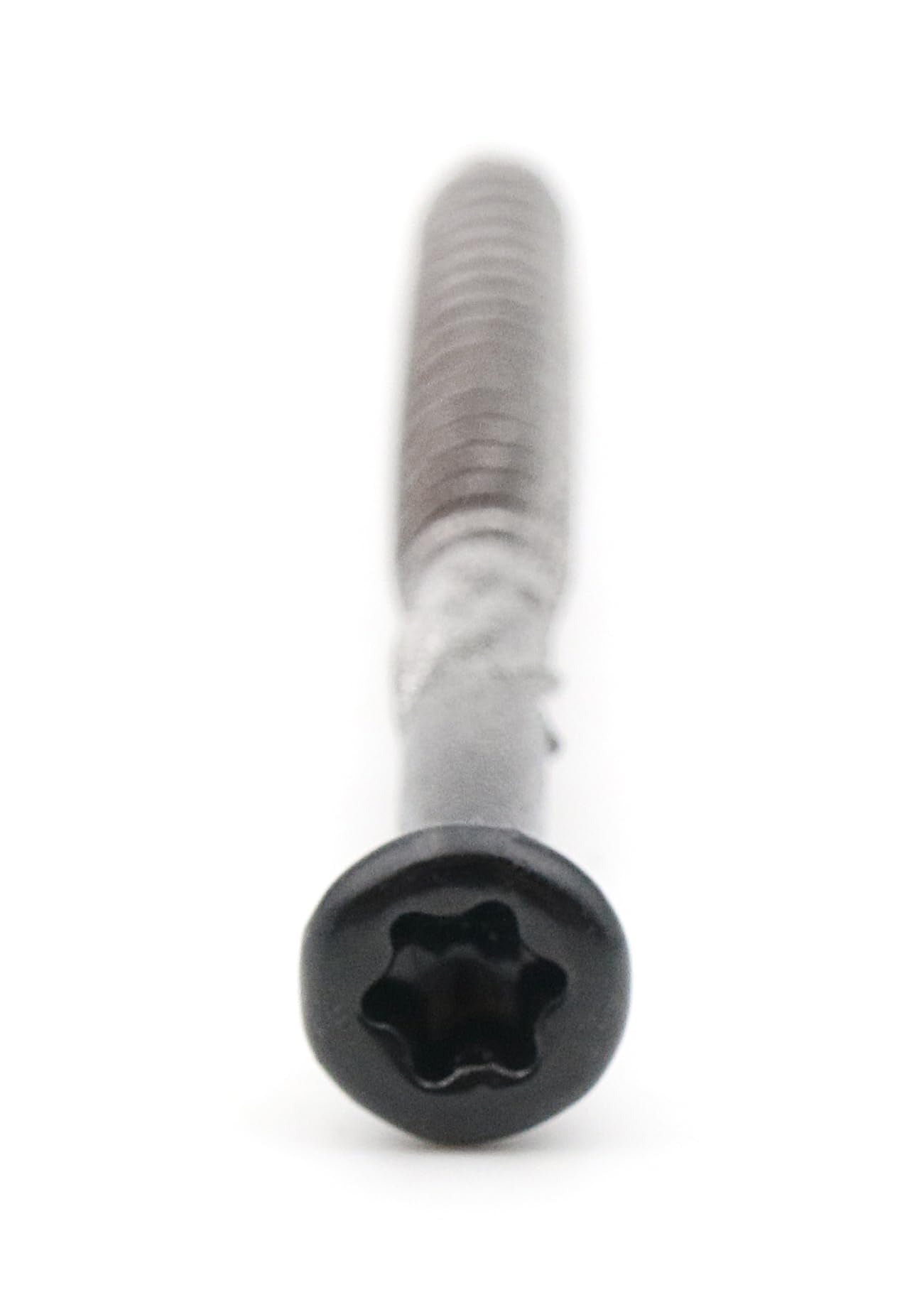 Design61 Terrassenschrauben Edelstahl TX25 Edelstahlschrauben Holz Dielenschraube Rostfrei mit Cutspitze Reibteil Fräsrippen Ideal für Terrassendielen & Außenbau (5 x 70 mm Schwarz, 200, stück)