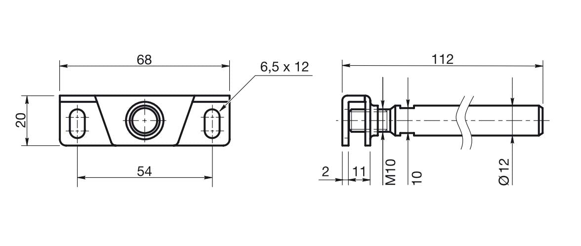 Design61 lot de 2 supports d'étagère, supports d'étagère invisibles, supports d'étagère muraux, capacité de charge 200 kg