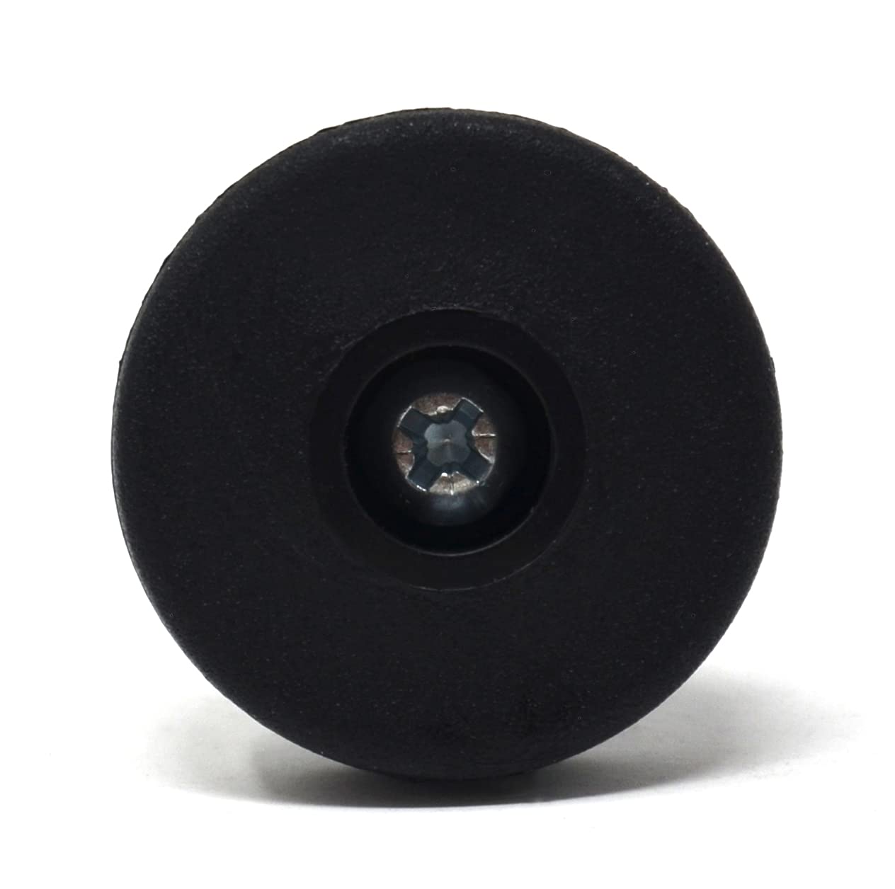 Design61 4x vis de réglage avec vis de réglage mobile M8 x 50 mm vis de réglage galvanisée base en plastique Ø 30 mm