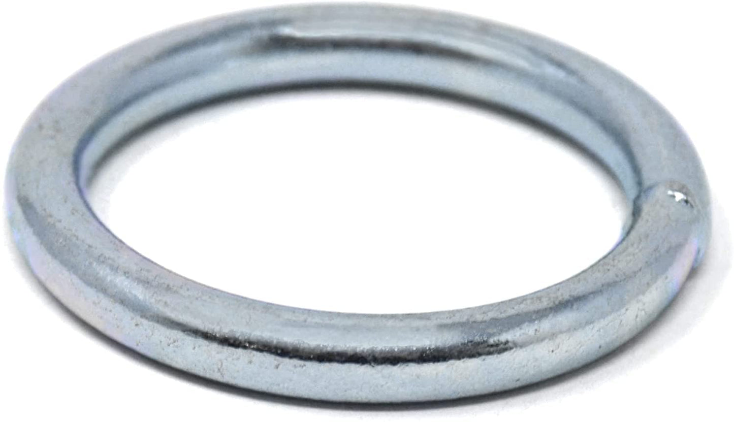 Design61 4x Stahlring O-Ring Rundringe Metallring Runde Ringe Verzinkt 6 mm x 60 mm