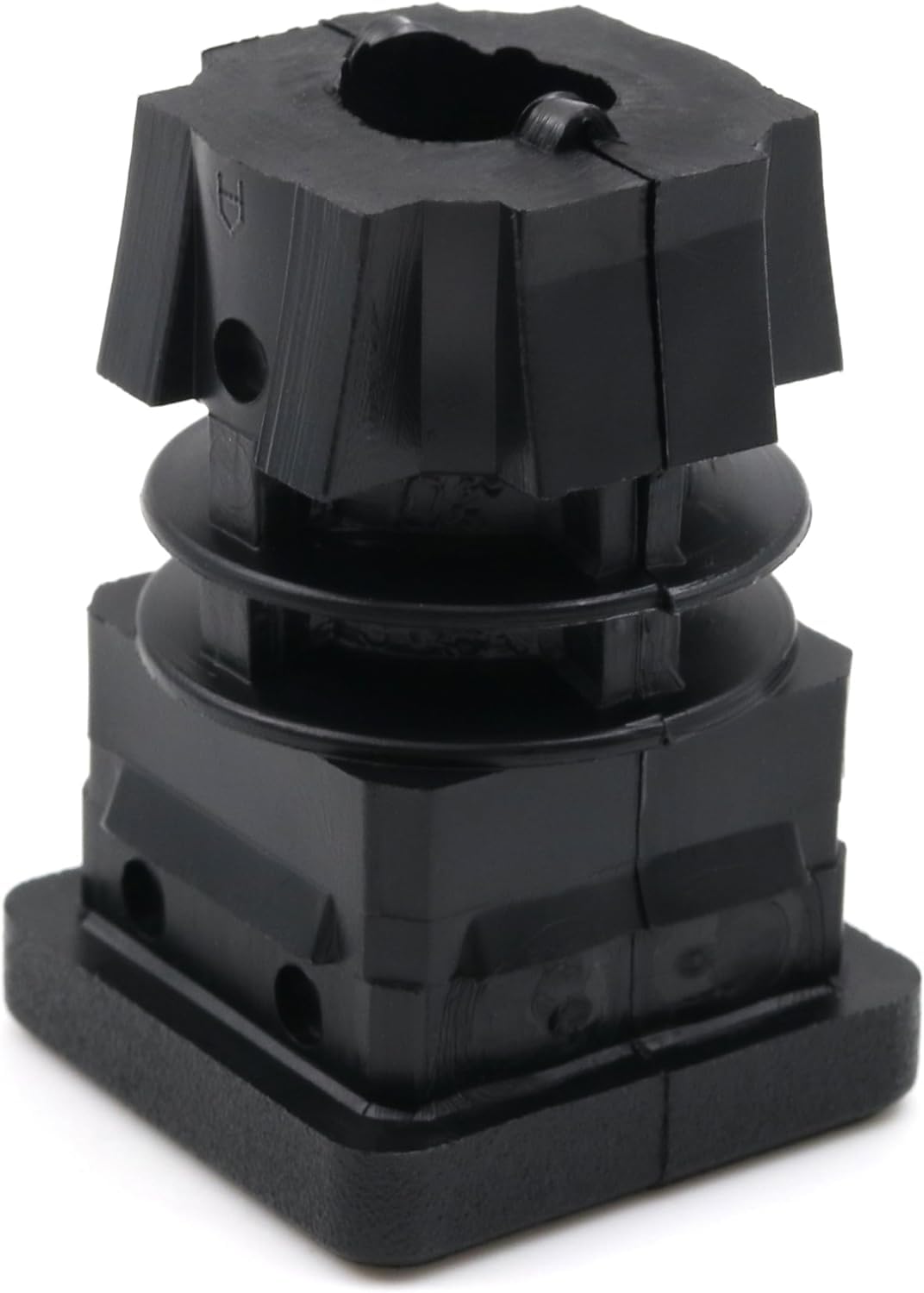 4X Gewindestopfen Vierkantrohrstopfen 25x25 mm 2 mm mit M8 Innengewinde