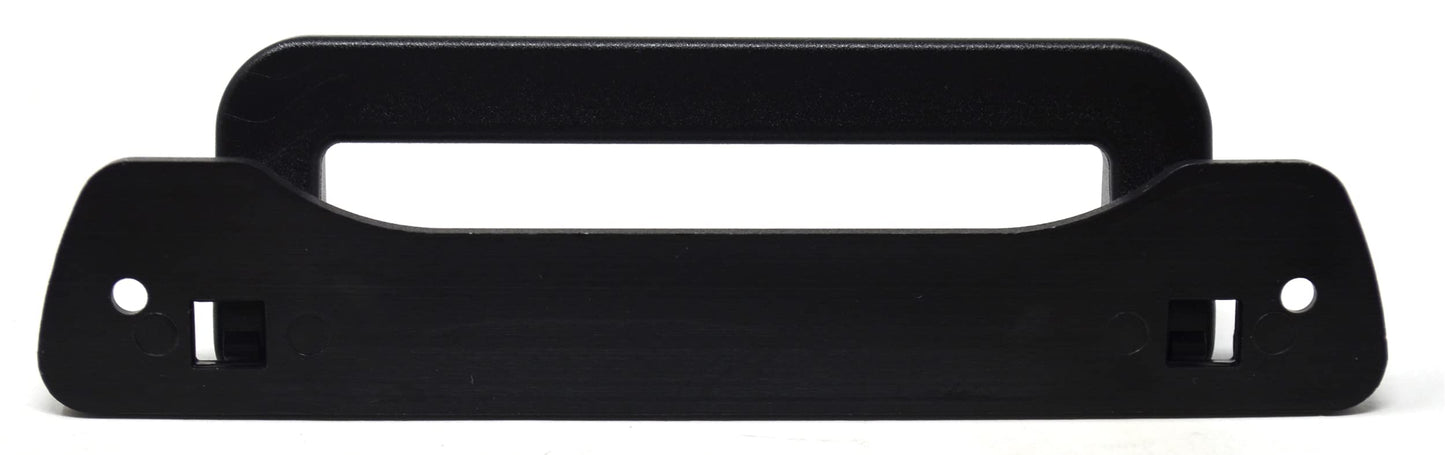Design61 Bow Handle Set of 2 Handles Furniture Handle Bowls Folding Handle Made of Plastic 125 mm in Black