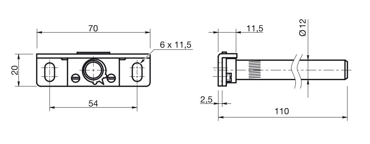 Design61 lot de 2 supports d'étagère, supports d'étagère invisibles, supports d'étagère muraux, capacité de charge 180 kg