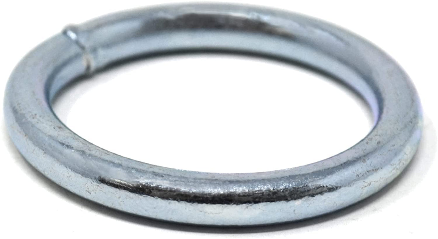 Design61 4x Stahlring O-Ring Rundringe Metallring Runde Ringe Verzinkt 6 mm x 60 mm