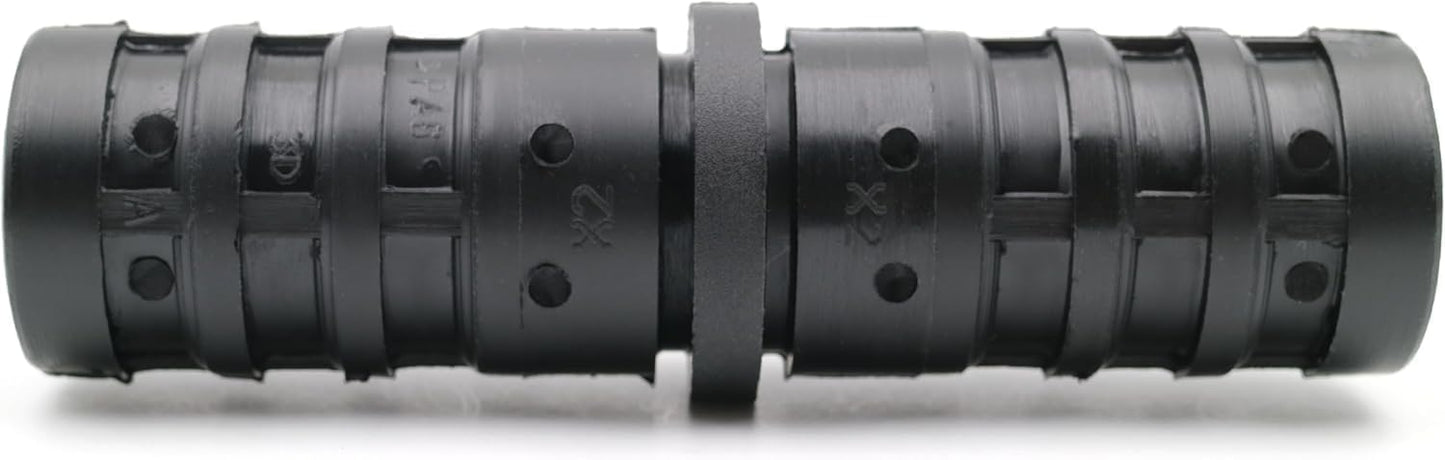Design61 2x 2-way connector pipe connector for round pipes with outer diameter of 28mm