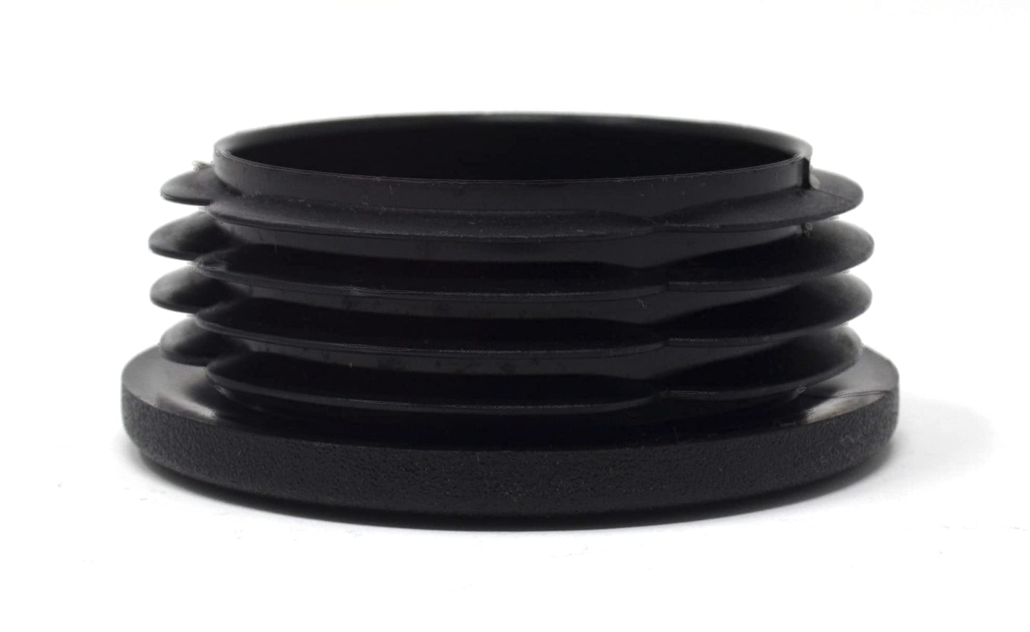 Design61 4x bouchons à lamelles pour tubes ronds Ø 53-54 mm en noir