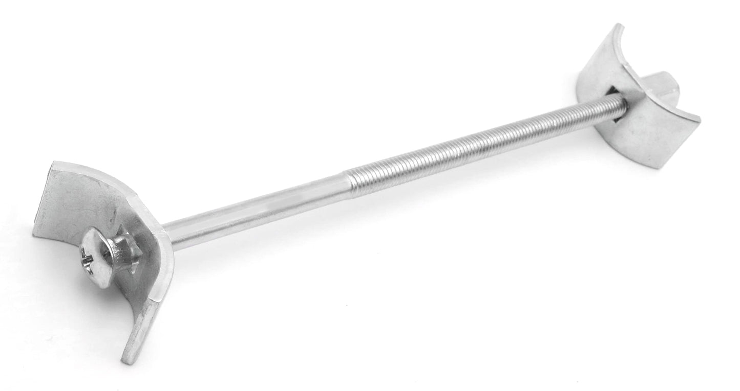 Design61 2er Set Arbeitsplattenverbinder Eckverbinder Möbelverbinder M6 x 150mm