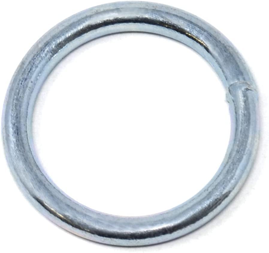 Design61 4x Stahlring O-Ring Rundringe Metallring Runde Ringe Verzinkt 6 mm x 60 mm