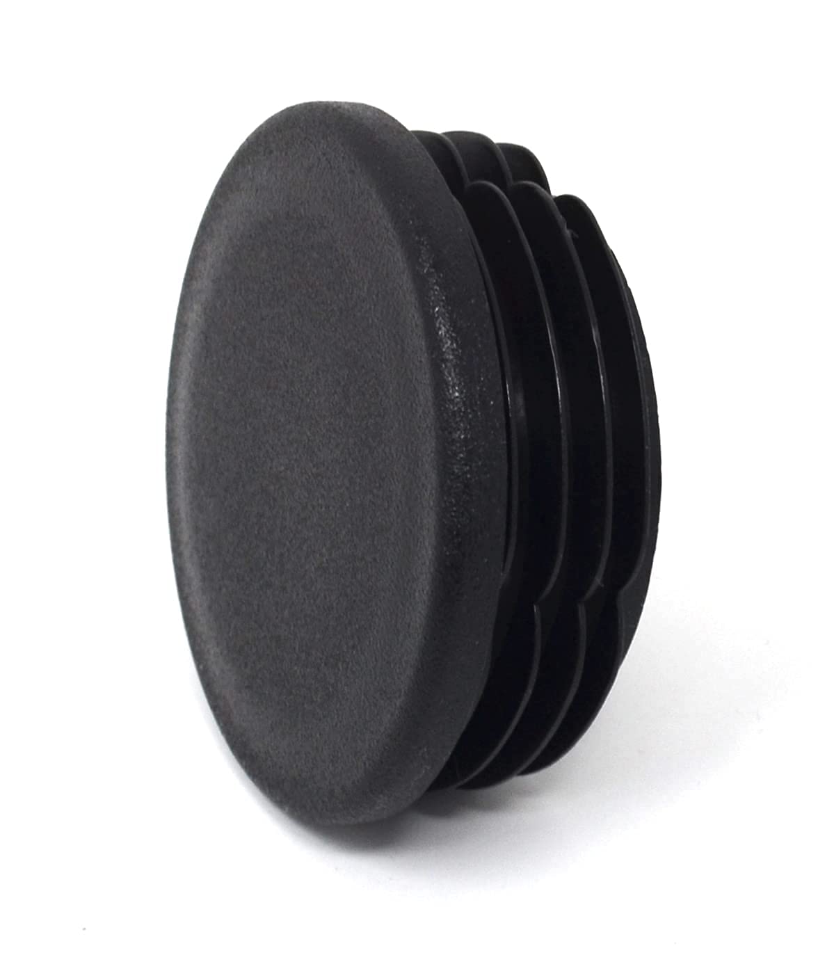 Design61 4x bouchons à lamelles pour tubes ronds Ø 53-54 mm en noir