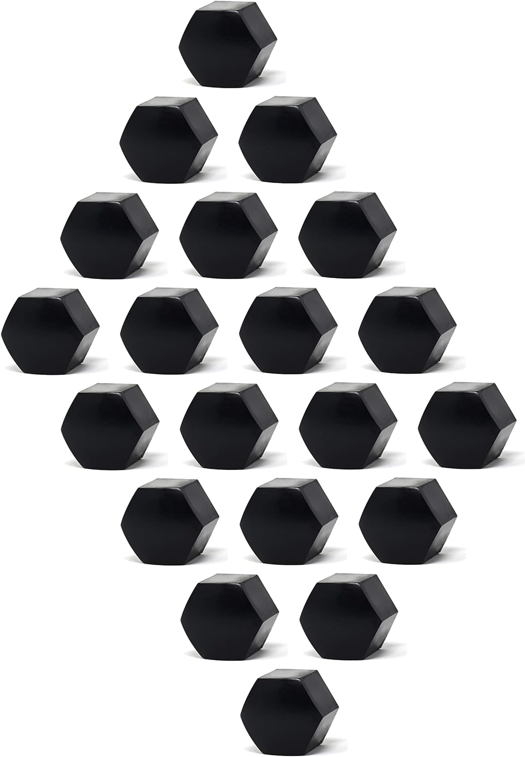 Design61 20x capuchons de protection hexagonaux M6 x SW10 mm avec six pans creux pour écrous et têtes de vis