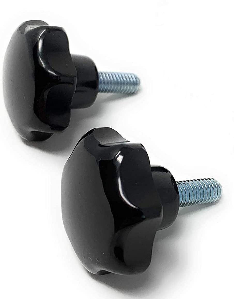 Design61 set of 2 star grip handwheel M10 x 20 mm Ø50