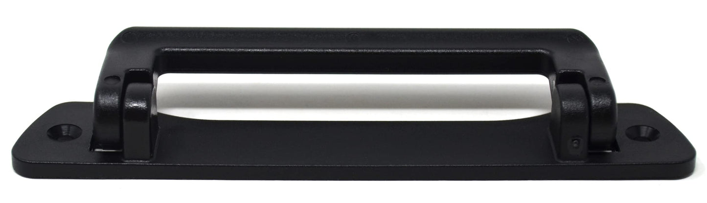 Design61 Bow Handle Set of 2 Handles Furniture Handle Bowls Folding Handle Made of Plastic 125 mm in Black