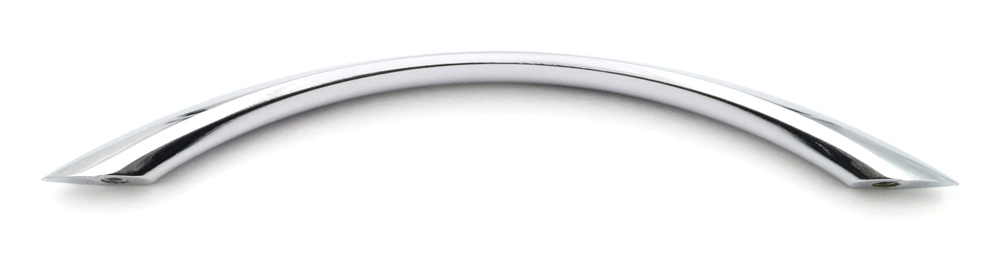 Design61 2x Möbelgriffe 128mm Griffe für Küchenschränke Schrankgriffe Schubladengriffe verchromt