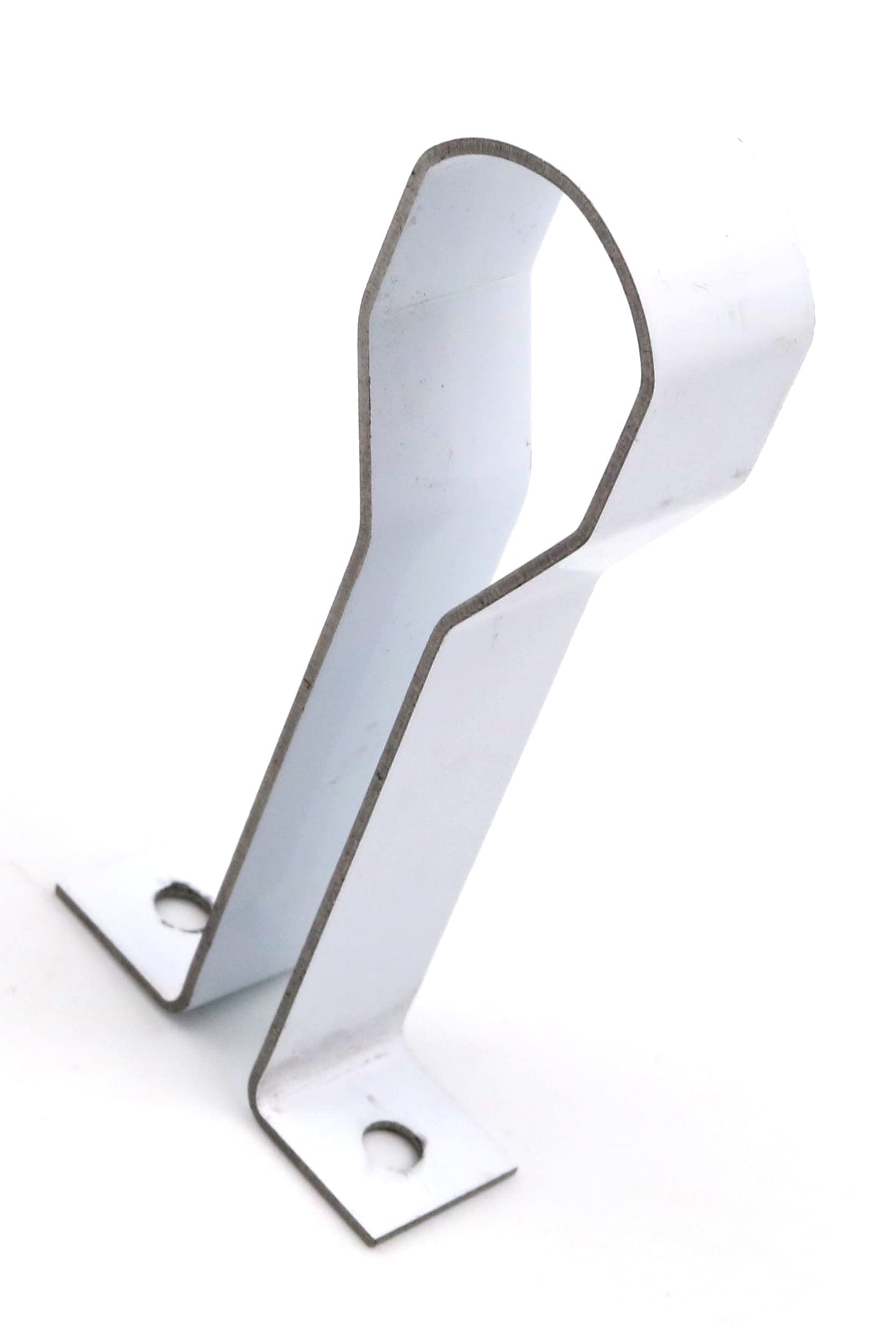 Design61 Set of 4 Wardrobe Rod Holders Wardrobe Rod Holder Rod Holder Rod Holder Bracket in White