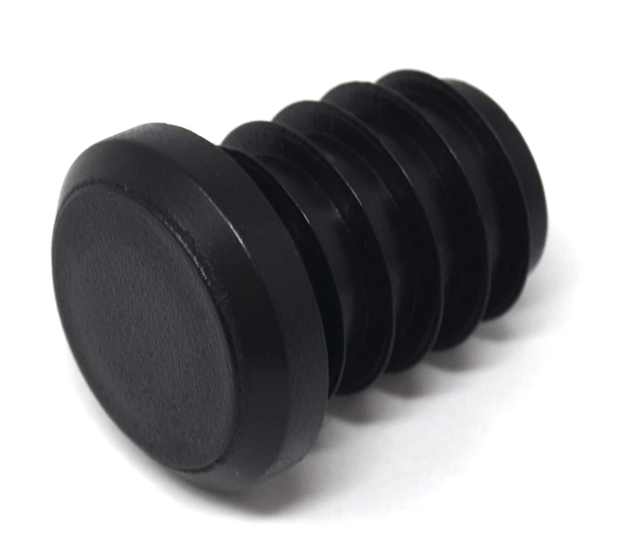Design61 10x cover plugs Ø 21 mm slatted plugs with flat head for round 0.5 inch pipes