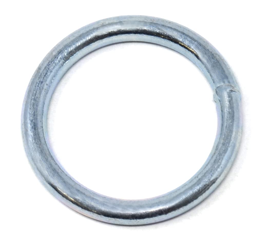 Design61 4x Stahlring O-Ring Rundringe Metallring Runde Ringe Verzinkt 5mm x 30mm