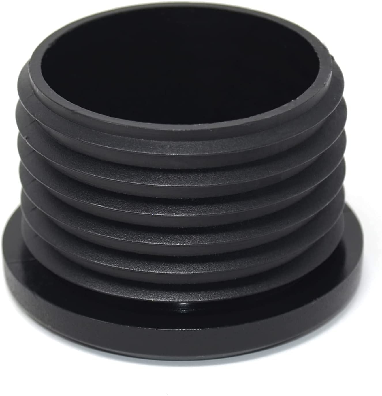 Design61 4x bouchons de recouvrement Ø33,7 mm bouchons à lamelles à tête plate pour tubes ronds de 1 pouce