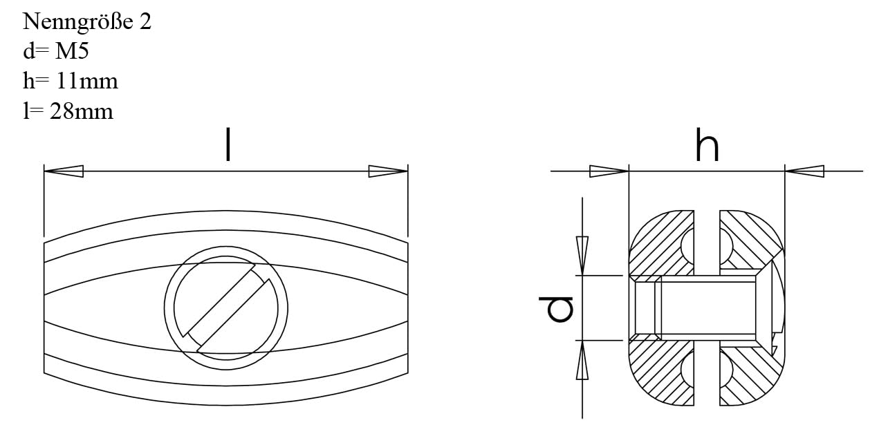 Design61 4x Eiformklemmen 2mm Seilklemmen Drahtseilklemme Drahtseilverbinder Stahlseil klemmen Temperguss Galv. verzinkt