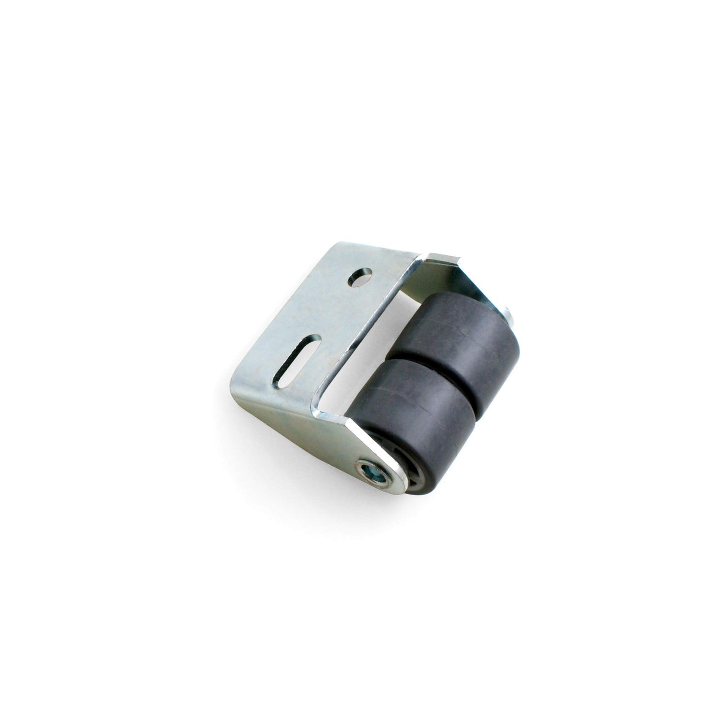 Design61 4x box castors furniture castor double wheel with soft tread Ø 25 x W 2x19 mm