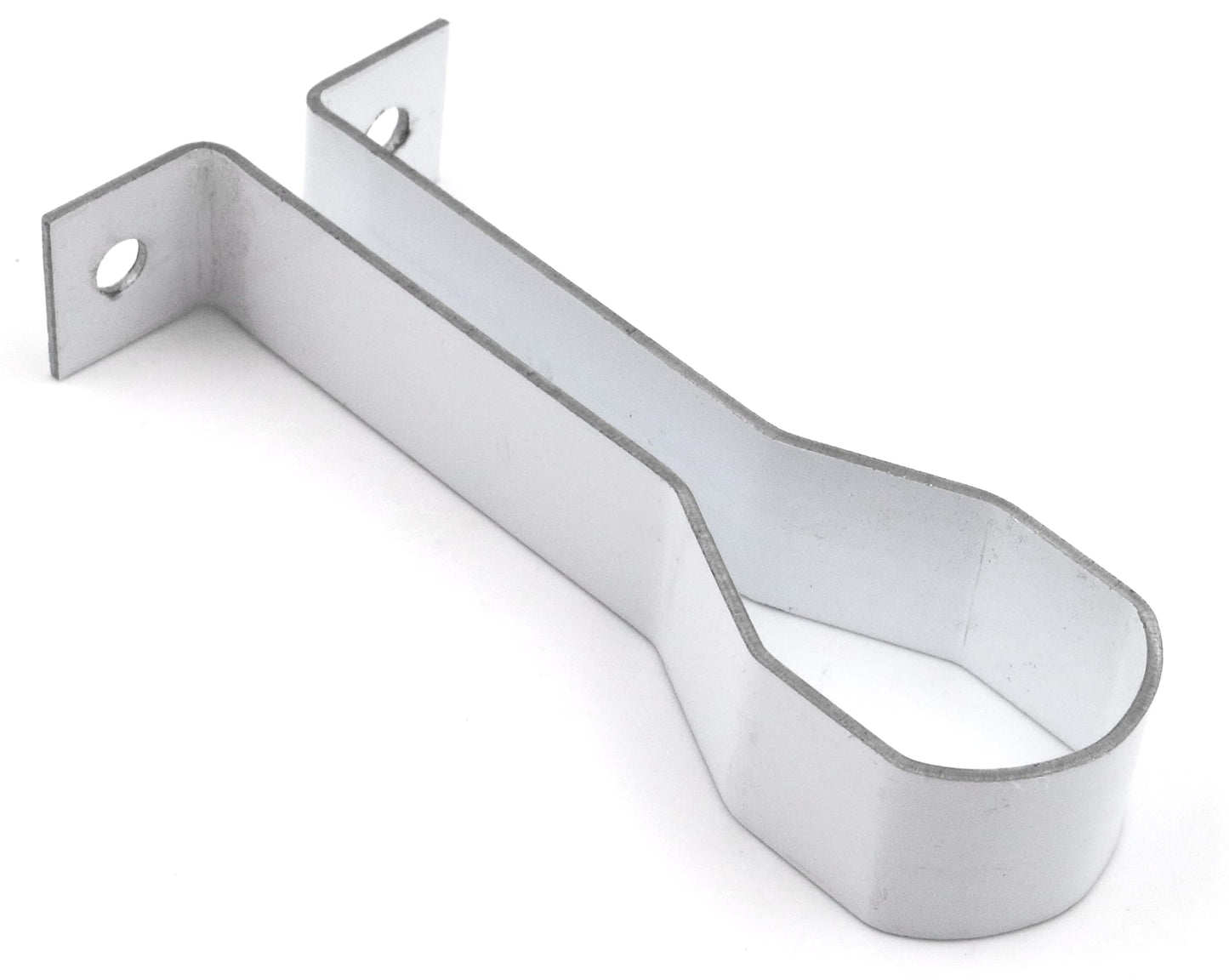 Design61 Set of 4 Wardrobe Rod Holders Wardrobe Rod Holder Rod Holder Rod Holder Bracket in White