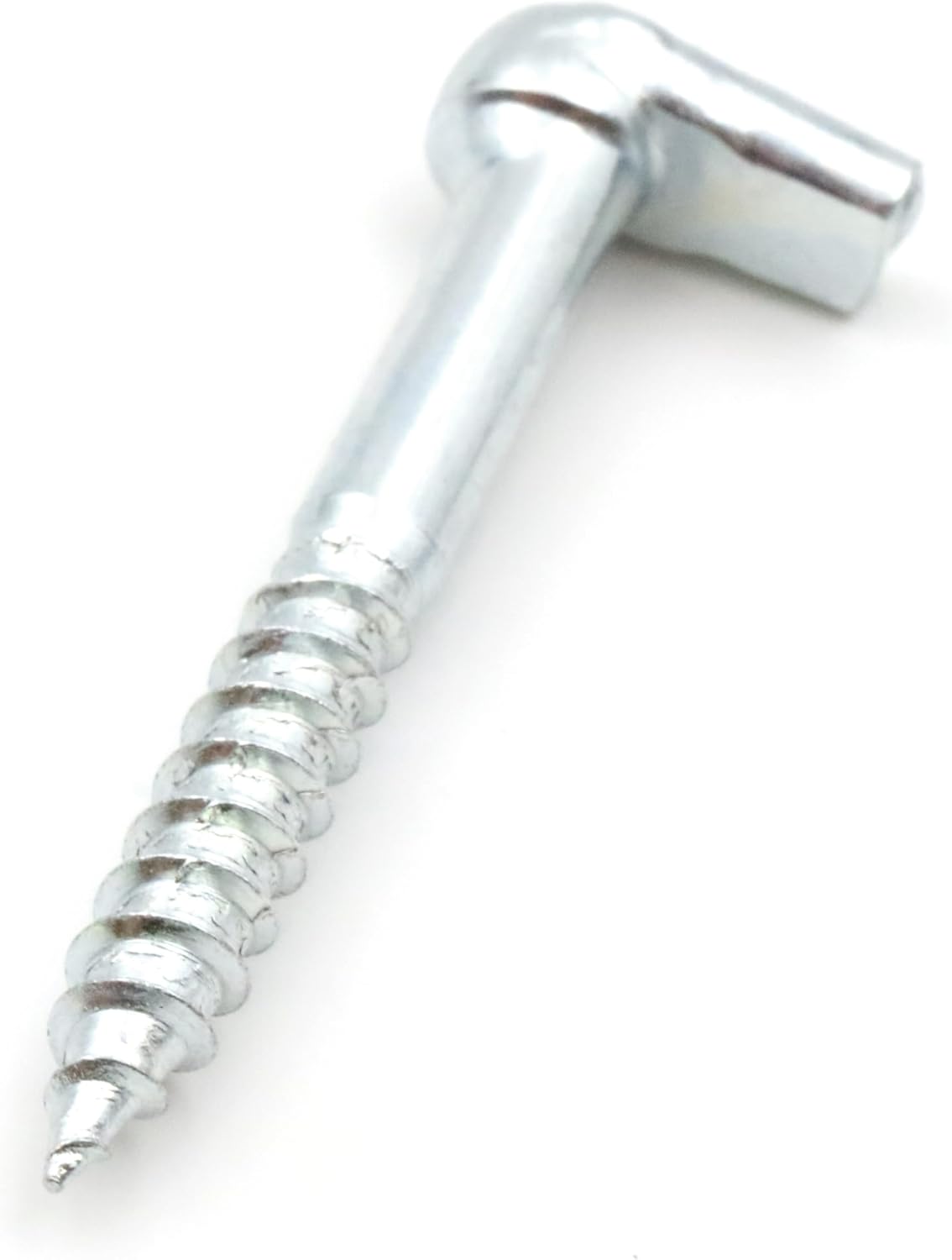 Design61 4x Schraubhaken 50 x 5,25 mm mit Kreuzschlitzhaken Holzgewinde Wandhaken Einschraubhaken zum Schrauben für Wand Decke Haken zur Befestigung von Seilen Ketten Pflanzen Lampen Stabil Verzinkt