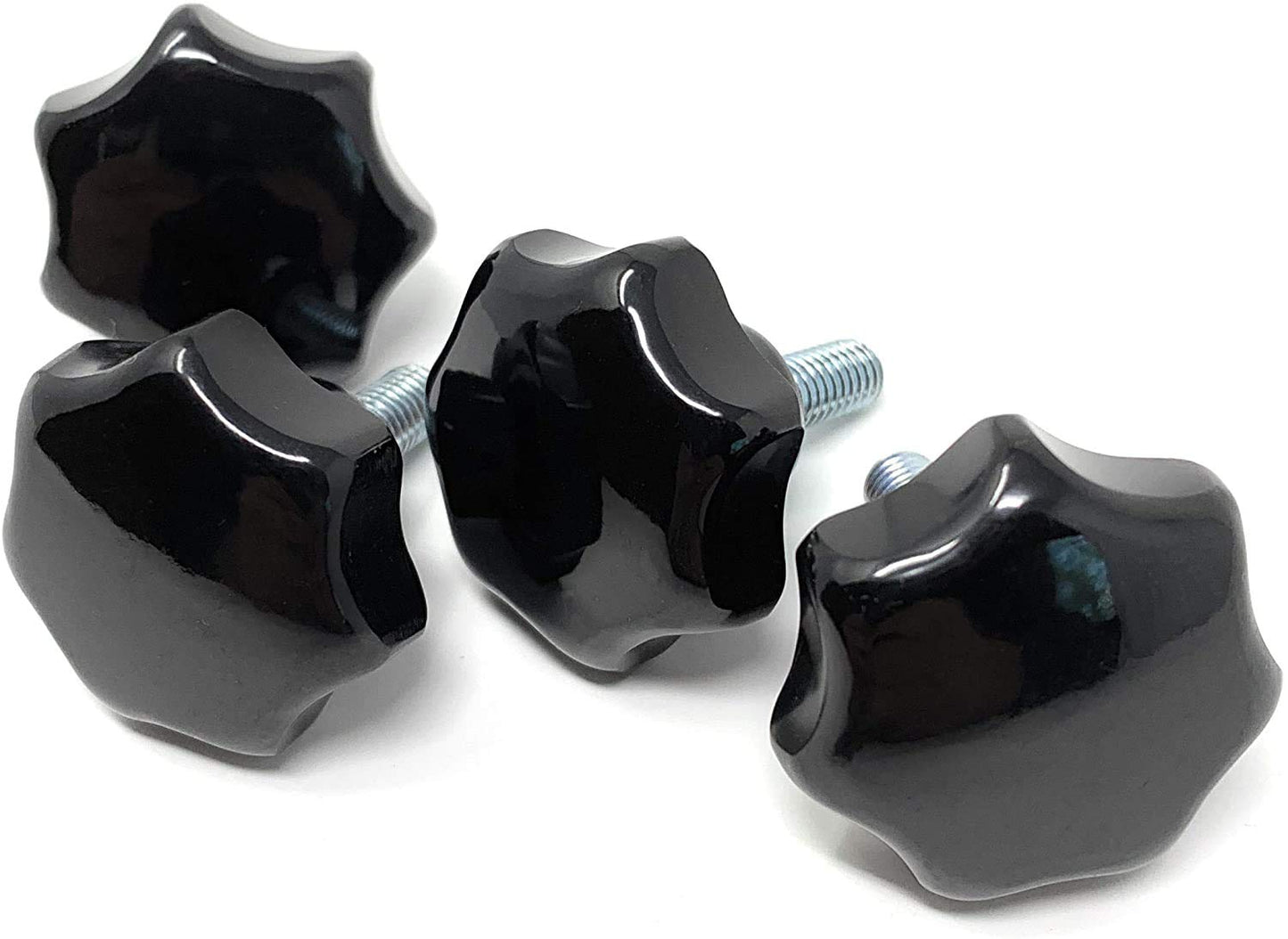 Jeu de 4 volants à poignée étoile Design61 M6 x 30 mm Ø32 (DIN 6336 K/Duroplast)