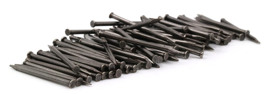 Design61 100x Stahlstifte Stahlnägel Sockelleistenstifte Nagel 1,5 x 20 mm Flachkopf Senkkopf BLANK