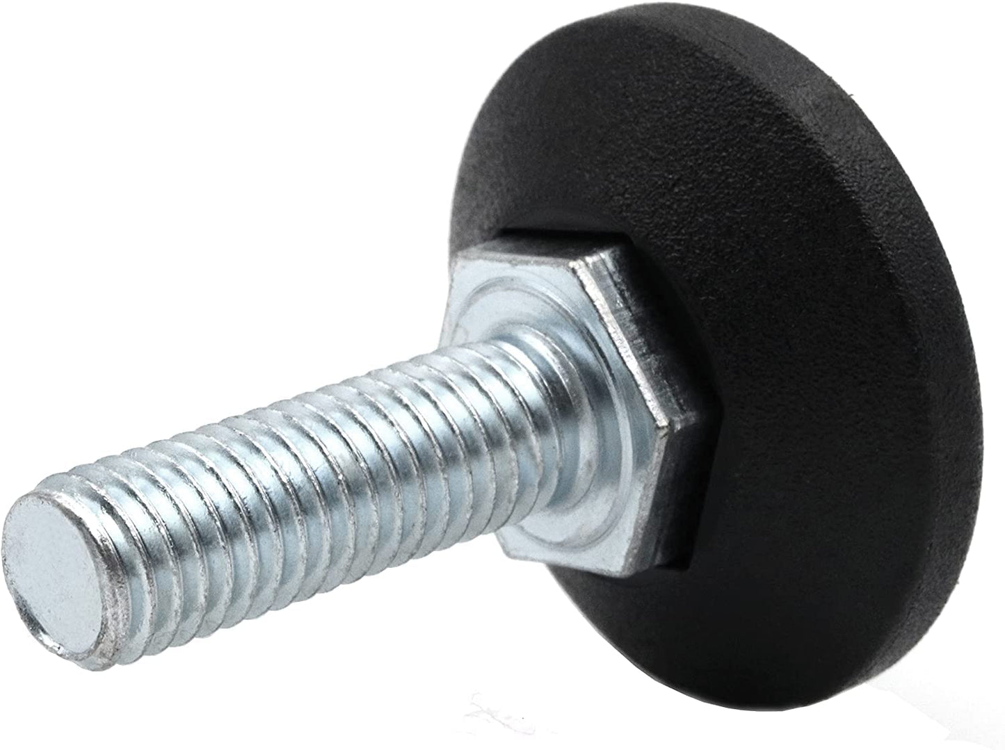 Design61 4X adjusting screw Ø 38 mm with galvanized adjusting screw M8 x 30mm (foot rotatable)
