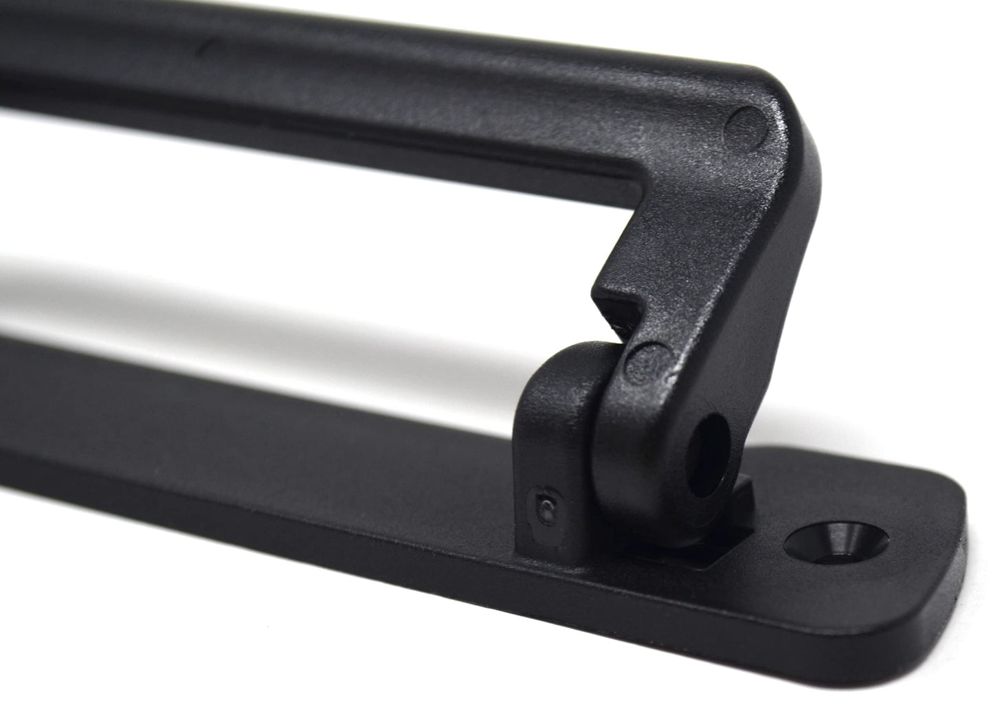 Design61 Bow Handle Set of 2 Handles Furniture Handle Bowls Folding Handle Made of Plastic 125 mm in Black