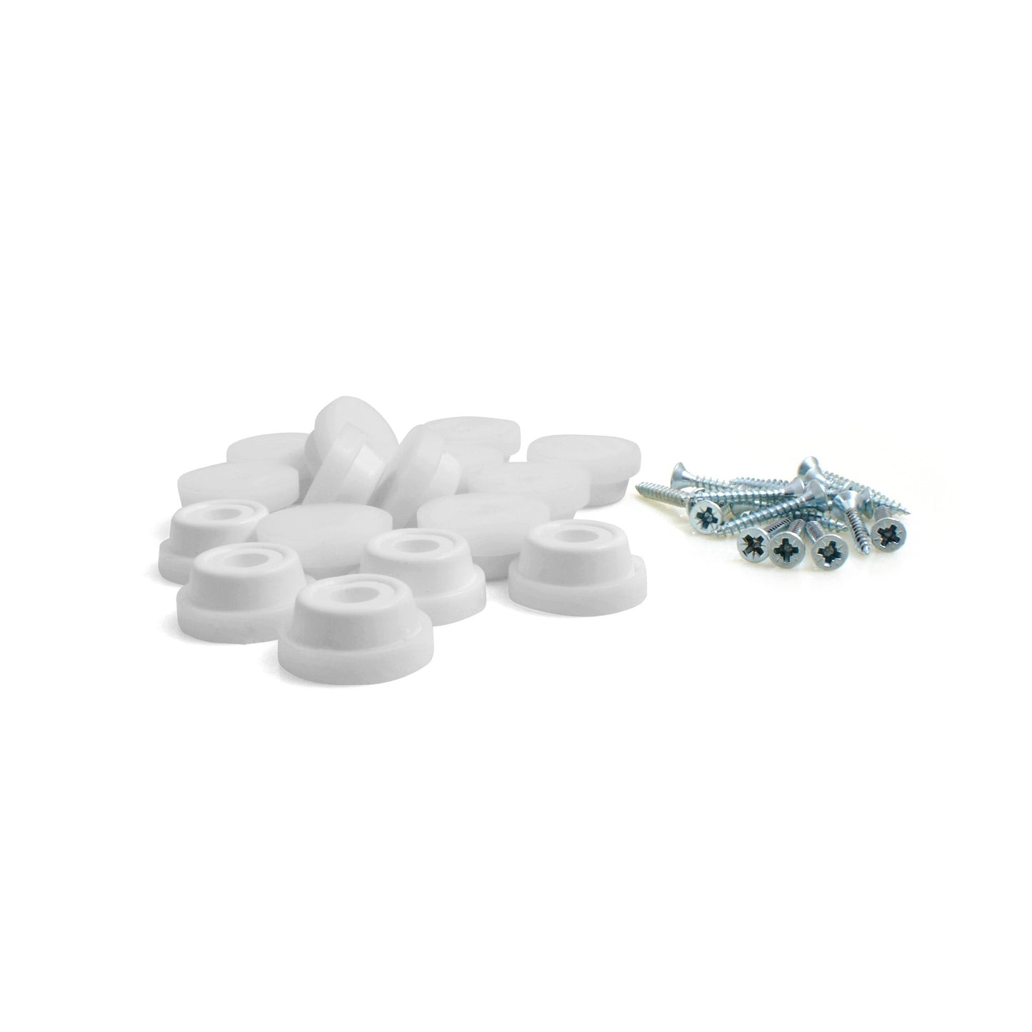 Design61 16x Stopper für Stühel und Möbel Ø 24mm Bodenschutz Anti-Rutsch in Weiß