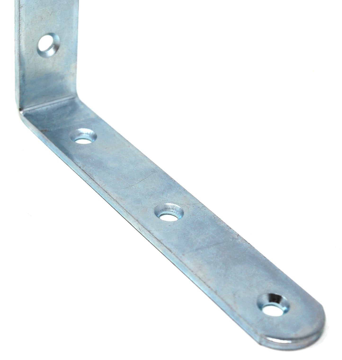 Design61 set of 4 angle connectors furniture angle L-angle galvanized steel 120mm x 120mm